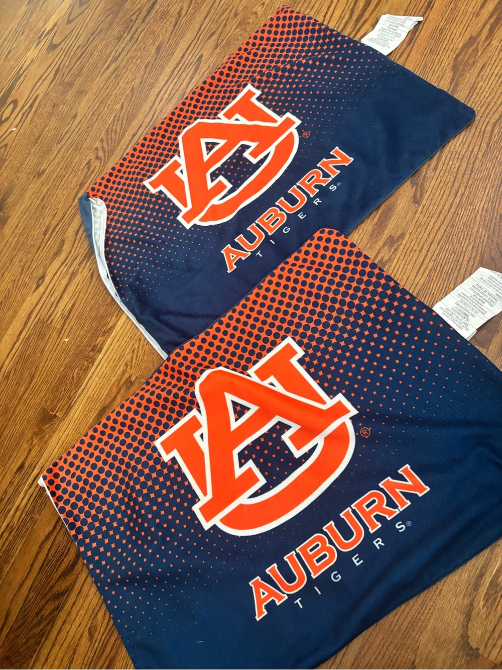Pillowcases -Auburn Tigers Standard Lot Of 2
